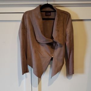 Vegan suede jacket